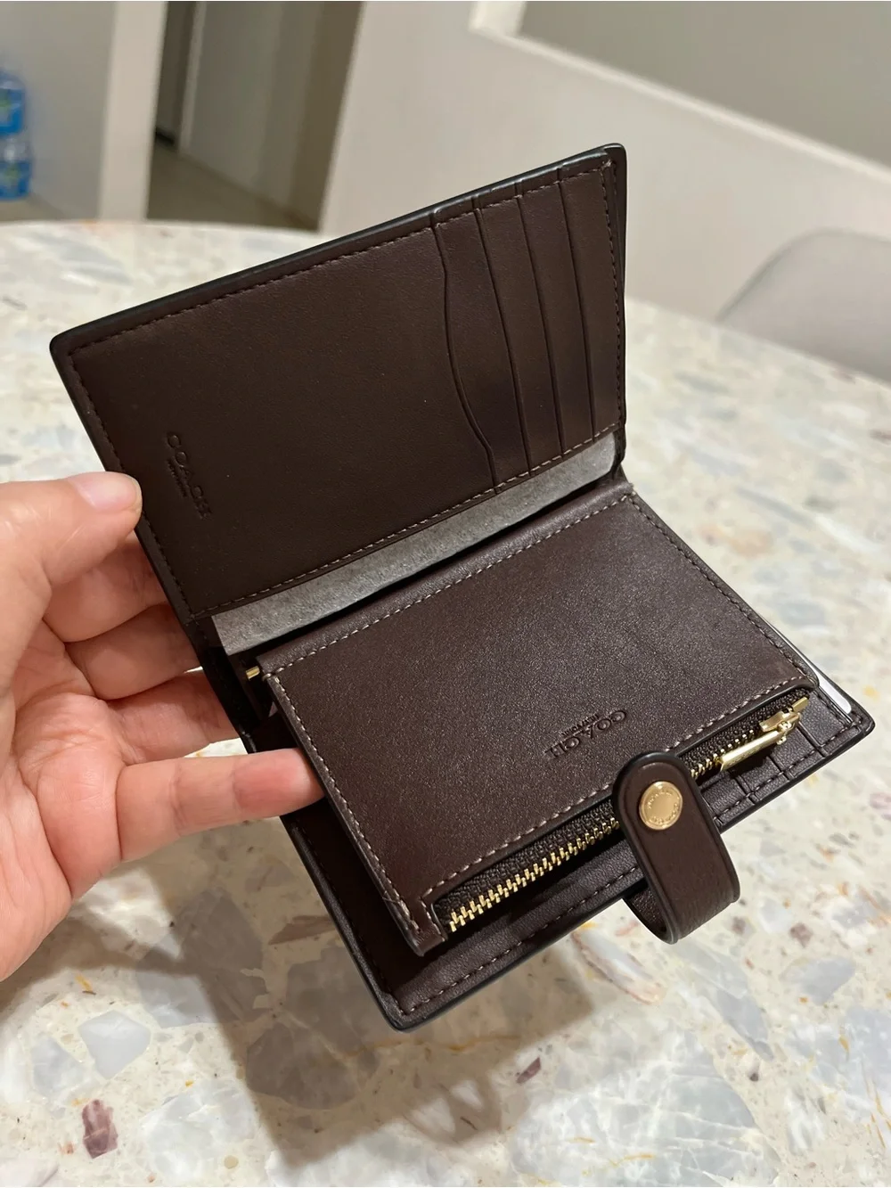 Coach 2-In-1 Wallet Maple NWT